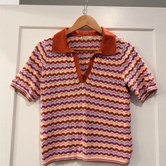 Marine Layer Multicolor Striped Blouse - Picture 1 of 2